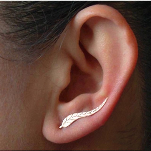 Leaf designed Earrings - Tabashishop