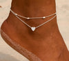 High Quality Heart-Designed Ankle Bracelets - Tabashishop